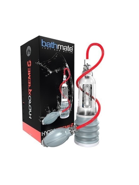 Zestaw Z Pompką Wodna Do Powiększania Penisa Hydroxtreme5 Crystal Clear Bathmate