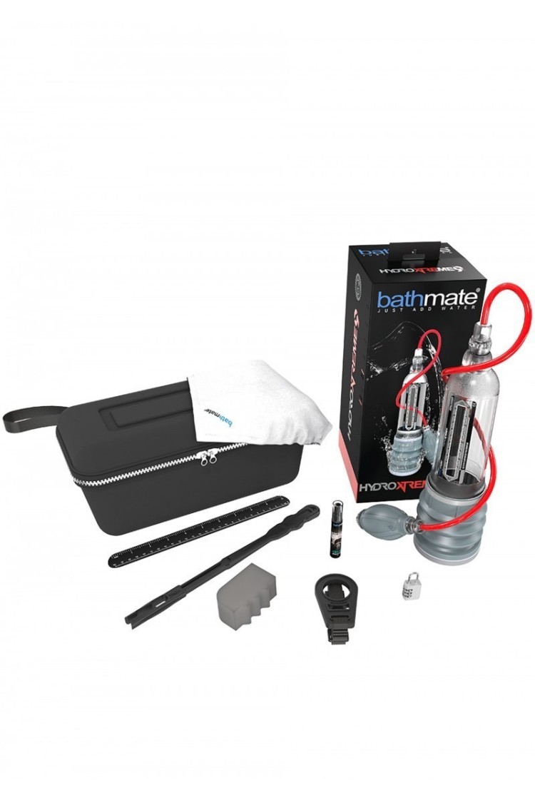 Zestaw Z Pompką Wodną Do Powiększania Penisa Hydroxtreme9 Crystal Clear Bathmate