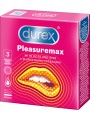 Prezerwatywy Lateksowe Z Wypustkami I Prążkami Pleasuremax 3 Szt. Durex