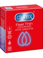 Prezerwatywy Lateksowe Cieńsze Z Dodatkowym Żelem Fetherlite Elite 3 Szt. Durex