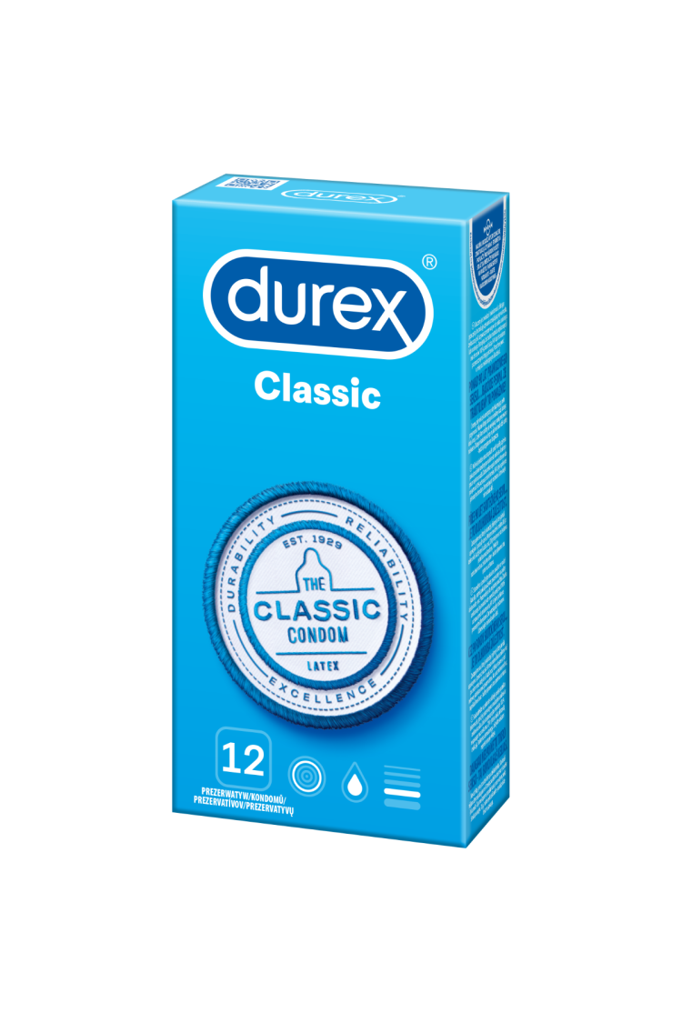 Prezerwatywy Lateksowe Classic 12 Szt Durex