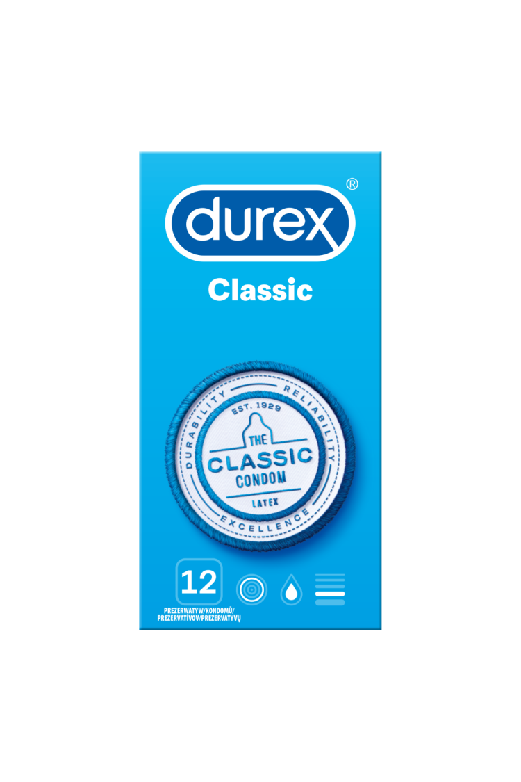 Prezerwatywy Lateksowe Classic 12 Szt Durex