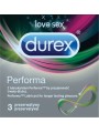 Prezerwatywy Lateksowe Przedłużające Stosunek Performa 3 Szt Durex