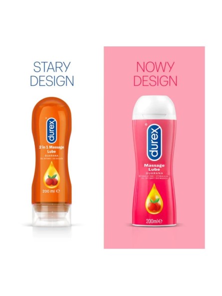 Żel Intymny I Do Masażu 2W1 Guarana Stymulujący 200Ml Durex