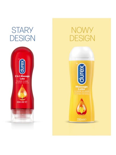 Zmysłowy Żel Intymny I Do Masażu 2W1 Ylang Ylang 200Ml Durex