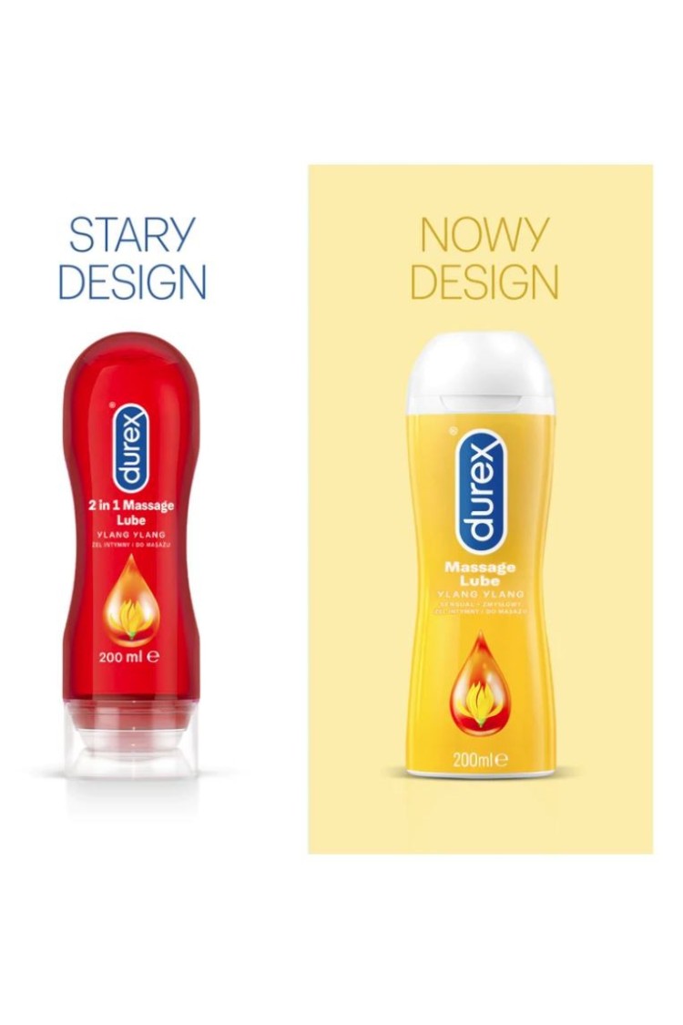 Zmysłowy Żel Intymny I Do Masażu 2W1 Ylang Ylang 200Ml Durex