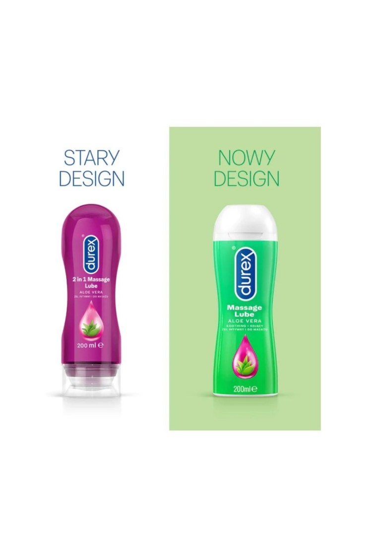 Kojący Żel Intymny I Do Masażu 2W1 Aloe Vera 200Ml Durex