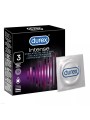 Prezerwatywy Lateksowe Z Prążkami I Wypustkami Oraz Żelem Stymulującym Intense 3 Szt Durex