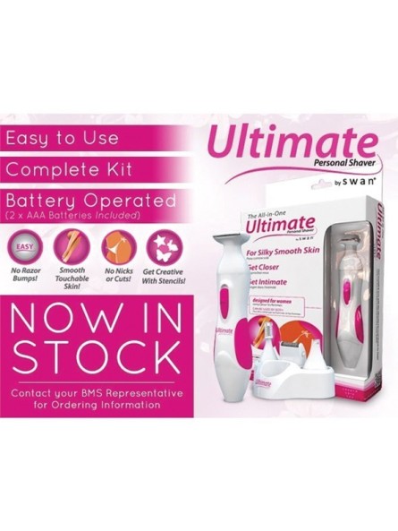 Ultimate Personal Shaver Women Golarka Do Kobiecych Miejsc Intymnych Biała Swan