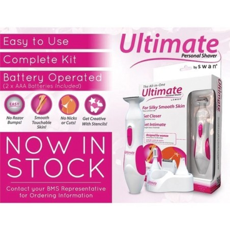 Ultimate Personal Shaver Women Golarka Do Kobiecych Miejsc Intymnych Biała Swan