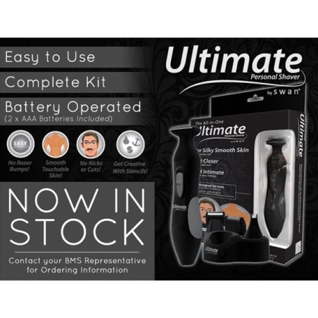 Ultimate Personal Shaver Men Golarka Do Męskich Miejsc Intymnych Czarna Swan