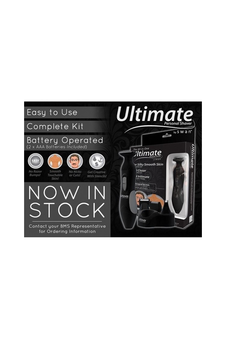 Ultimate Personal Shaver Men Golarka Do Męskich Miejsc Intymnych Czarna Swan