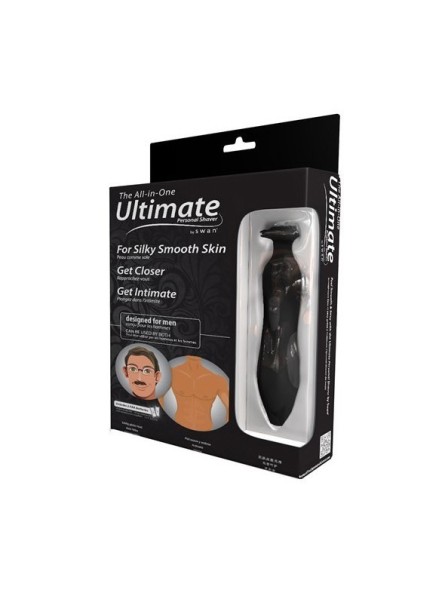 Ultimate Personal Shaver Men Golarka Do Męskich Miejsc Intymnych Czarna Swan