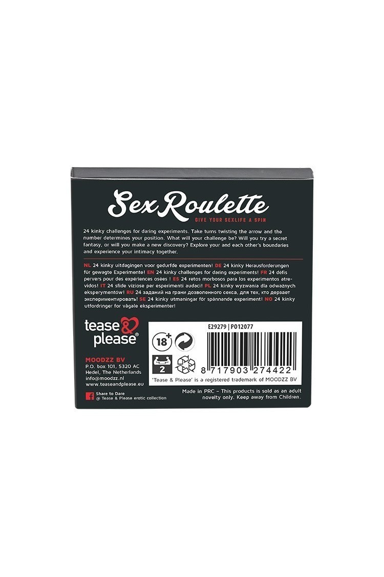 Gra Erotyczna Ruletka Sex Roulette Kinky Tease&Please