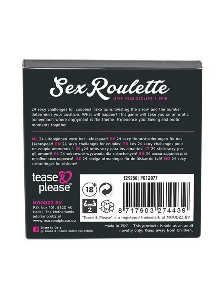 Gra Erotyczna Ruletka Sex Roulette Love & Marriage Tease&Please