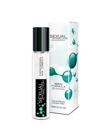 Perfumy Z Feromonami Męskimi Sexual Attraction Man Formula 15Ml SHS
