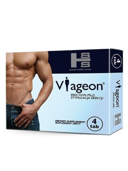 Viageon Suplement Diety Ułatwiający Erekcję 4Tabletki SHS
