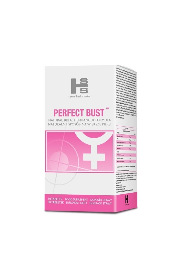 Perfect Bust Tabletki Ujędrniające I Powiększające Biust 90Sztuk SHS