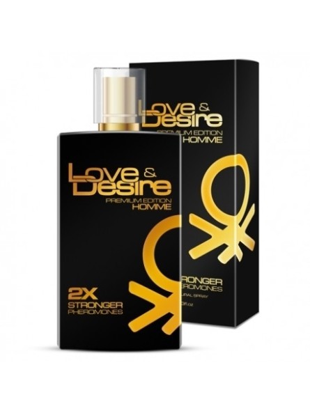 Perfumy Z Feromonami Męskimi Love&Desire Gold Homme 100Ml SHS