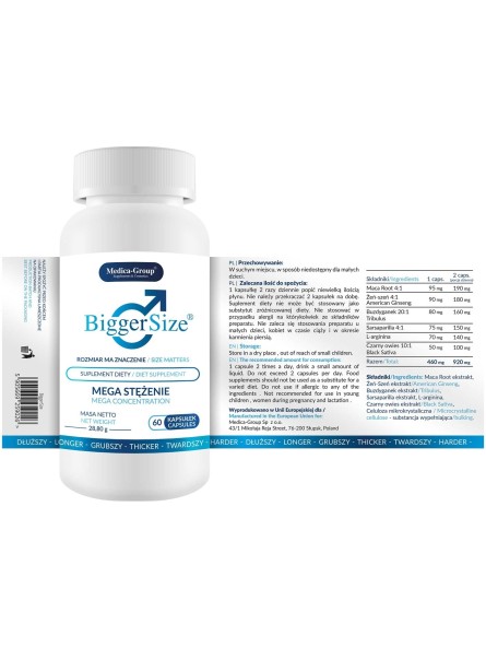 Biggersize - Kapsułki Medica-Group