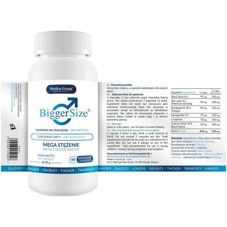 Biggersize - Kapsułki Medica-Group