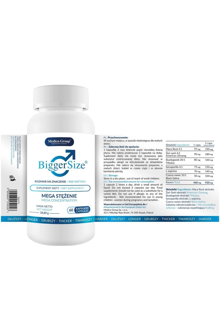 Biggersize - Kapsułki Medica-Group