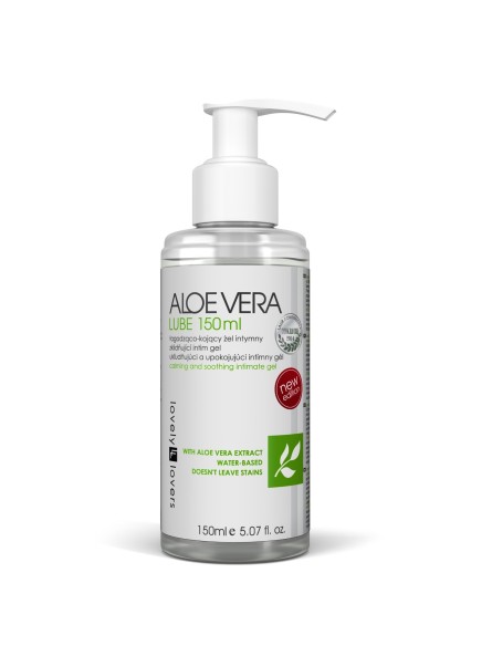 Kojący Lubrykant Wodny Z Aloesem Aloe Vera Lube 150 Ml Lovely Lovers