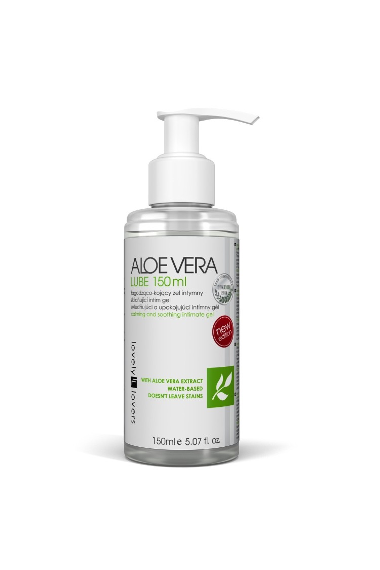 Kojący Lubrykant Wodny Z Aloesem Aloe Vera Lube 150 Ml Lovely Lovers