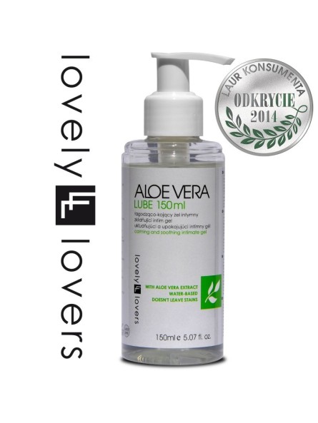 Kojący Lubrykant Wodny Z Aloesem Aloe Vera Lube 150 Ml Lovely Lovers