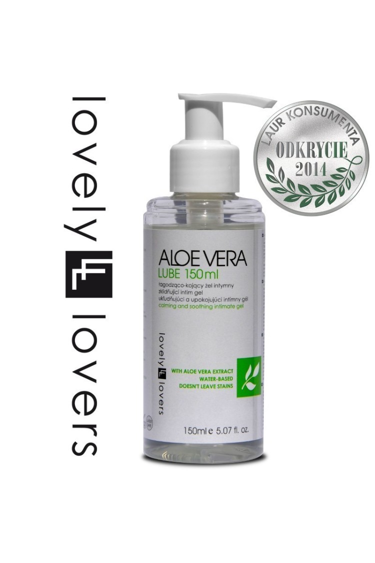 Kojący Lubrykant Wodny Z Aloesem Aloe Vera Lube 150 Ml Lovely Lovers