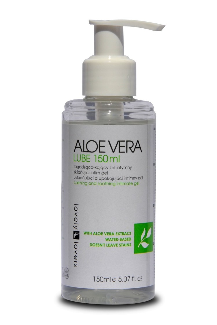 Kojący Lubrykant Wodny Z Aloesem Aloe Vera Lube 150 Ml Lovely Lovers
