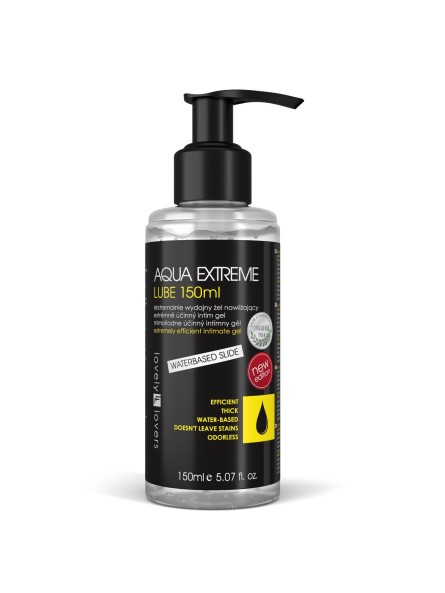 Wydajny Lubrykant Na Bazie Wody I Silikonu Aqua Extreme Lube 150 Ml Lovely Lovers