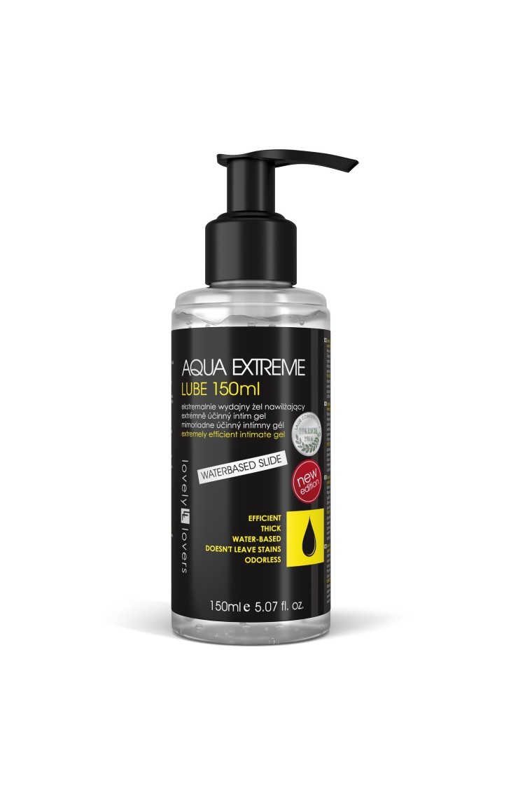 Wydajny Lubrykant Na Bazie Wody I Silikonu Aqua Extreme Lube 150 Ml Lovely Lovers