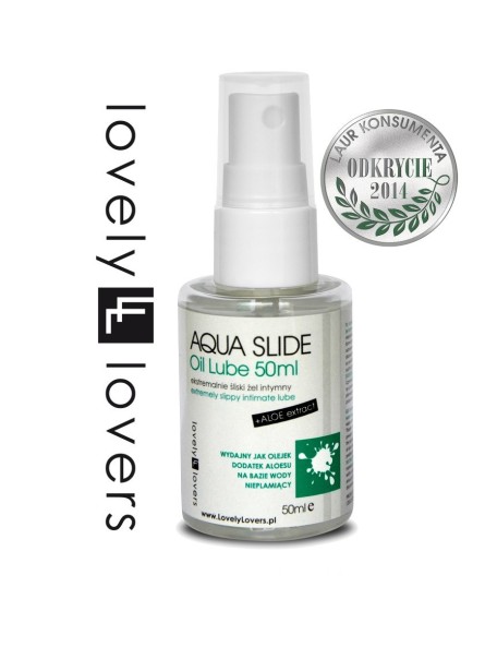 Aqua Slide Oil Lube Lubrykant 50 Ml Lovely Lovers