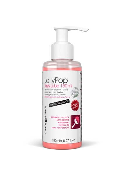 Lollypop Tasty Lube Lubrykant Jadalny 150 Ml Lovely Lovers