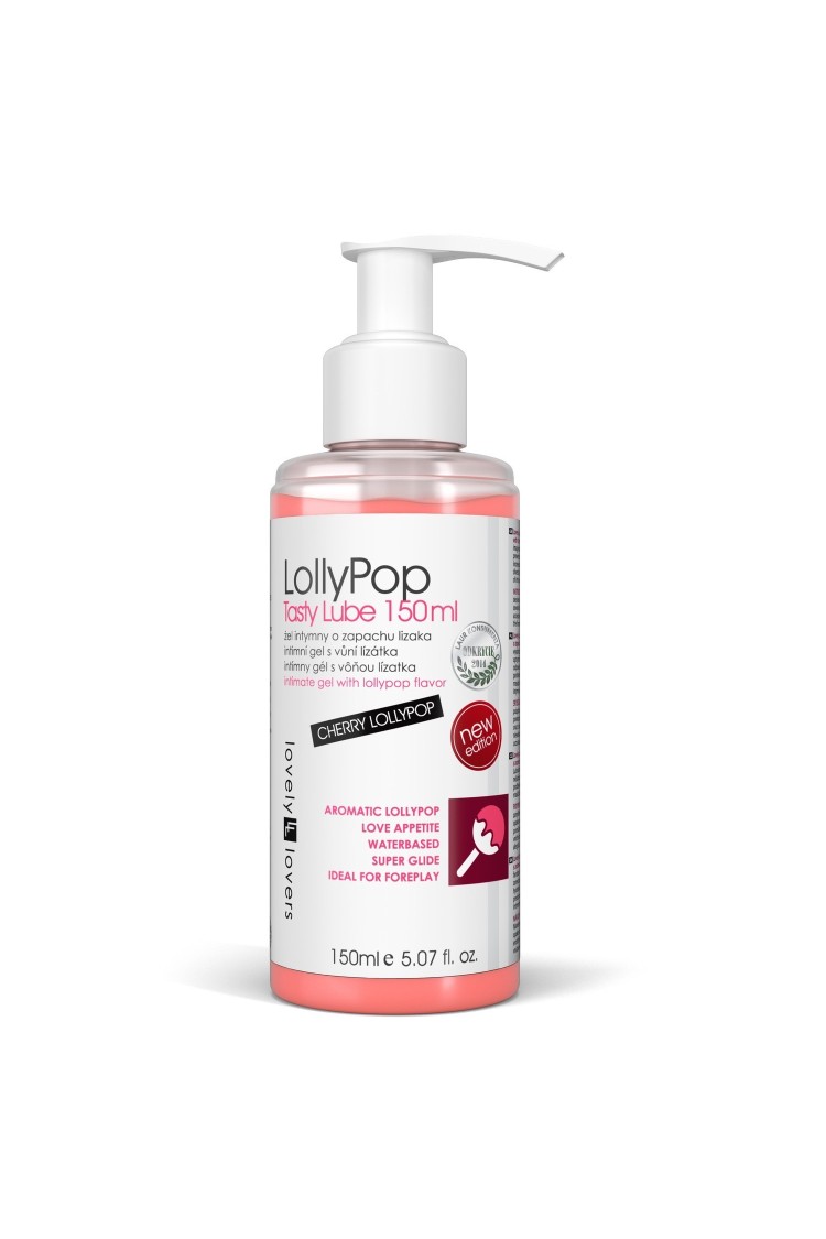 Lollypop Tasty Lube Lubrykant Jadalny 150 Ml Lovely Lovers