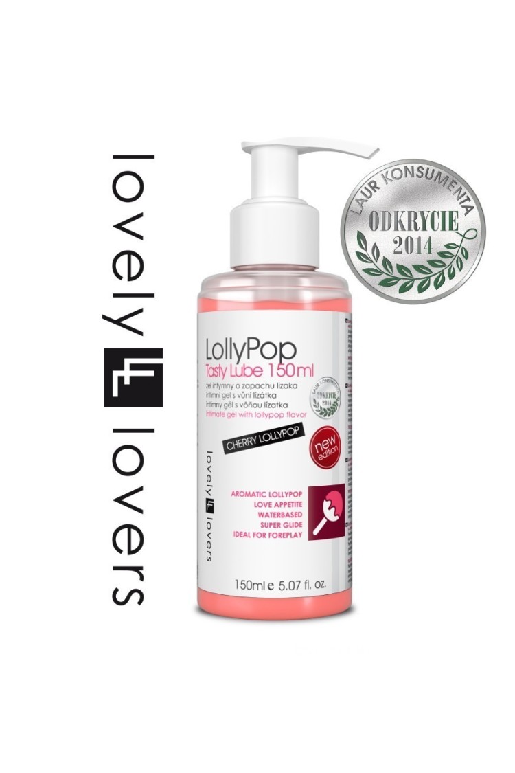 Lollypop Tasty Lube Lubrykant Jadalny 150 Ml Lovely Lovers