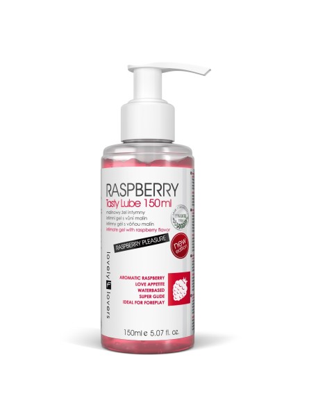 Raspberry Tasty Lube Lubrykant Jadalny 150 Ml Lovely Lovers