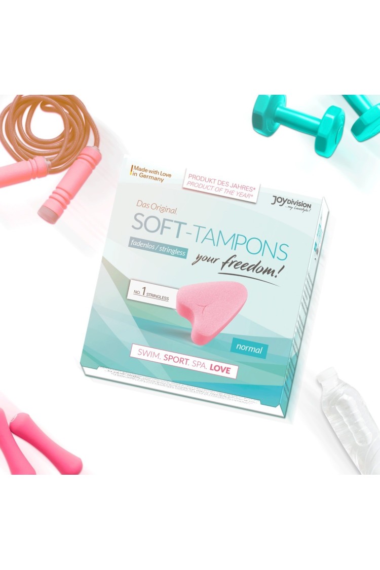 Tampony Bez Sznurka Soft Tampons Normal 3 Sztuki JoyDivision