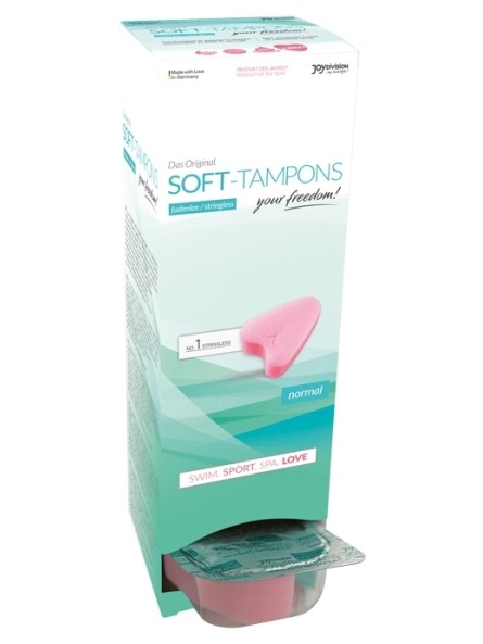 Tampony Bez Sznurka Soft Tampons Normal 10 Sztuk JoyDivision