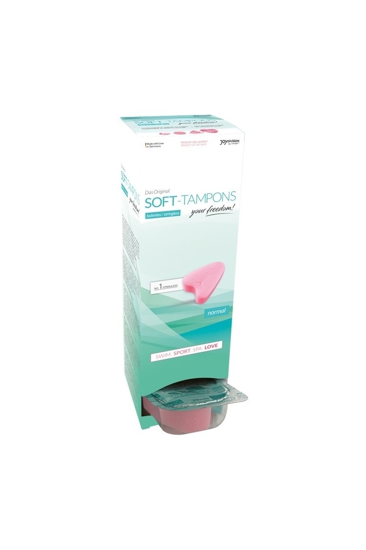 Tampony Bez Sznurka Soft Tampons Normal 10 Sztuk JoyDivision