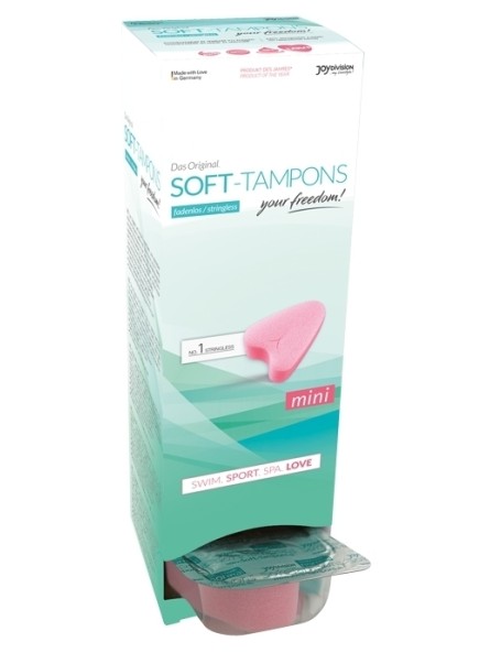Tampony Bez Sznurka Soft Tampons Mini 10 Sztuk JoyDivision