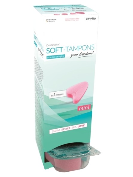 Tampony Bez Sznurka Soft Tampons Mini 10 Sztuk JoyDivision