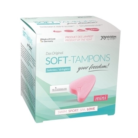 Soft Tampons Mini Tampony Bez Sznurka 3 Sztuki JoyDivision