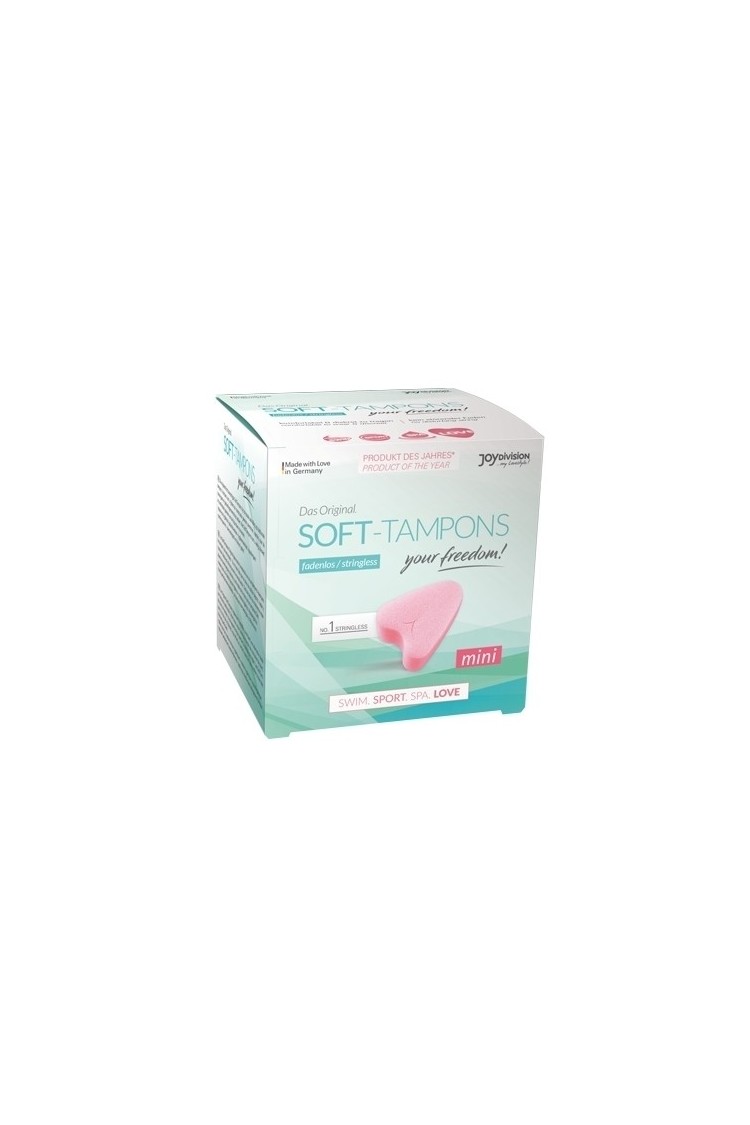 Soft Tampons Mini Tampony Bez Sznurka 3 Sztuki JoyDivision