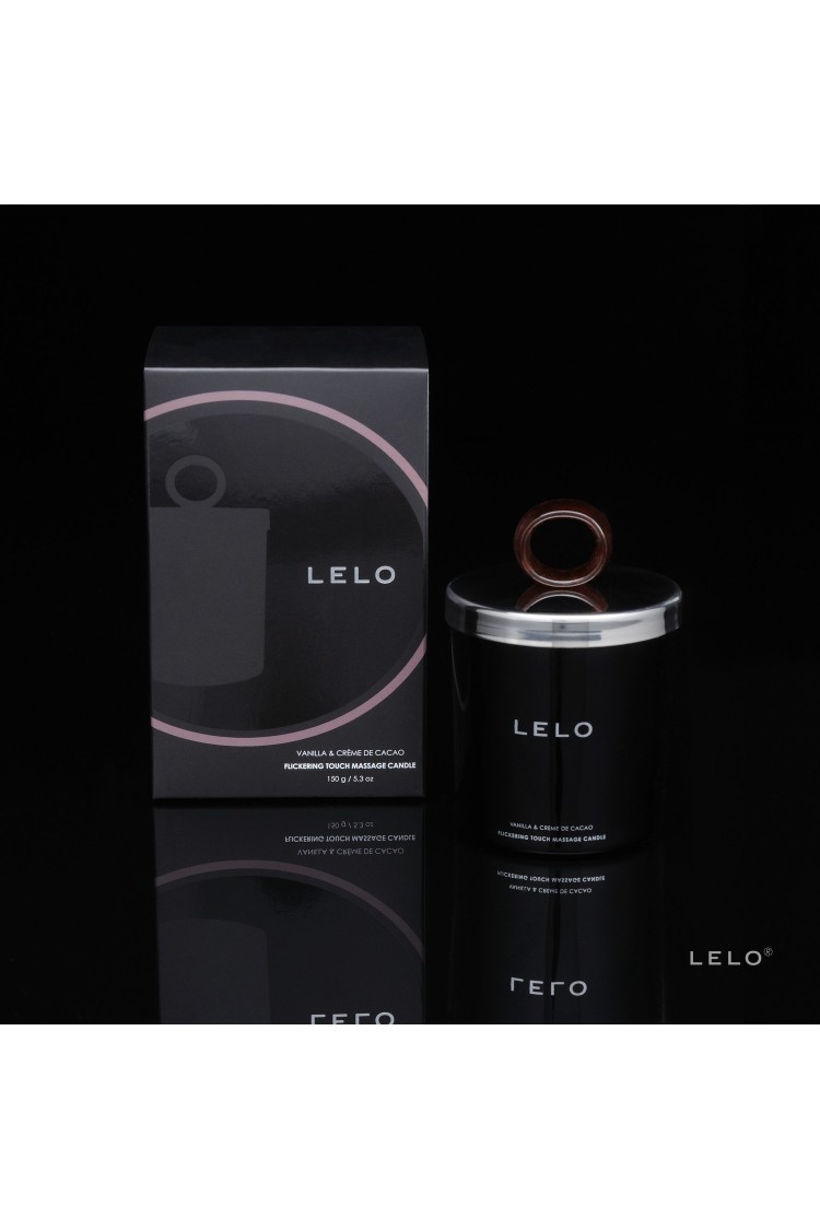 Świeczka Do Masażu O Zapachu Wanilii I Kakao Flickering Touch Massage Candle Vanilla & Creme De Cacao 150G Lelo