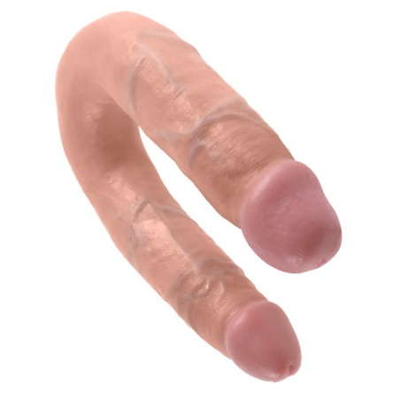 Podwójne Dilda Cieliste 35Cm U-Shaped Medium Double Trouble King Cock