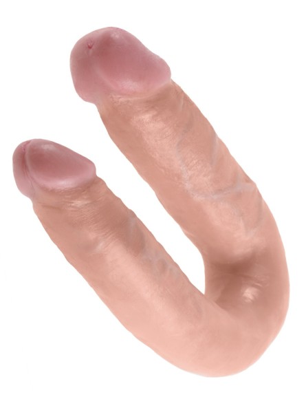 Podwójne Dilda Cieliste 35Cm U-Shaped Medium Double Trouble King Cock
