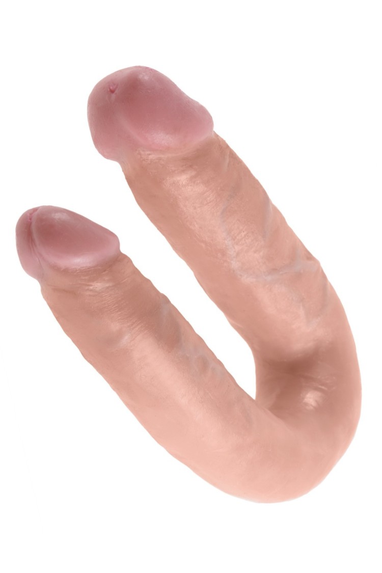 Podwójne Dilda Cieliste 35Cm U-Shaped Medium Double Trouble King Cock
