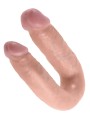 Podwójne Dilda Cieliste 35Cm U-Shaped Medium Double Trouble King Cock